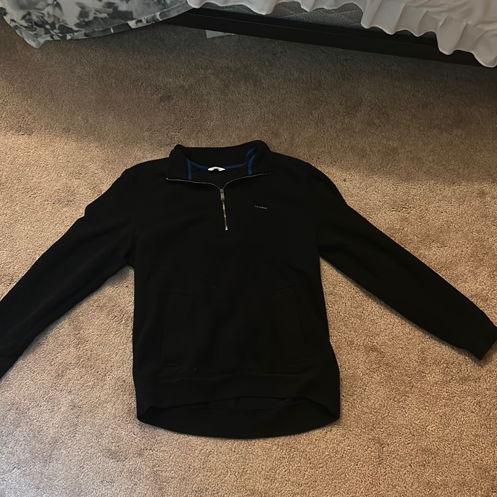 Women’s Medium Calvin Klein Black Funnel-neck Sweater